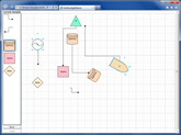 DraggableLink - Click to enlarge Visio Like DraggableLink sample